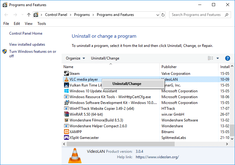 Uninstall unwanted programs from the Programs and Features window. Fix Origin Stuck on Resuming Download in Windows 10