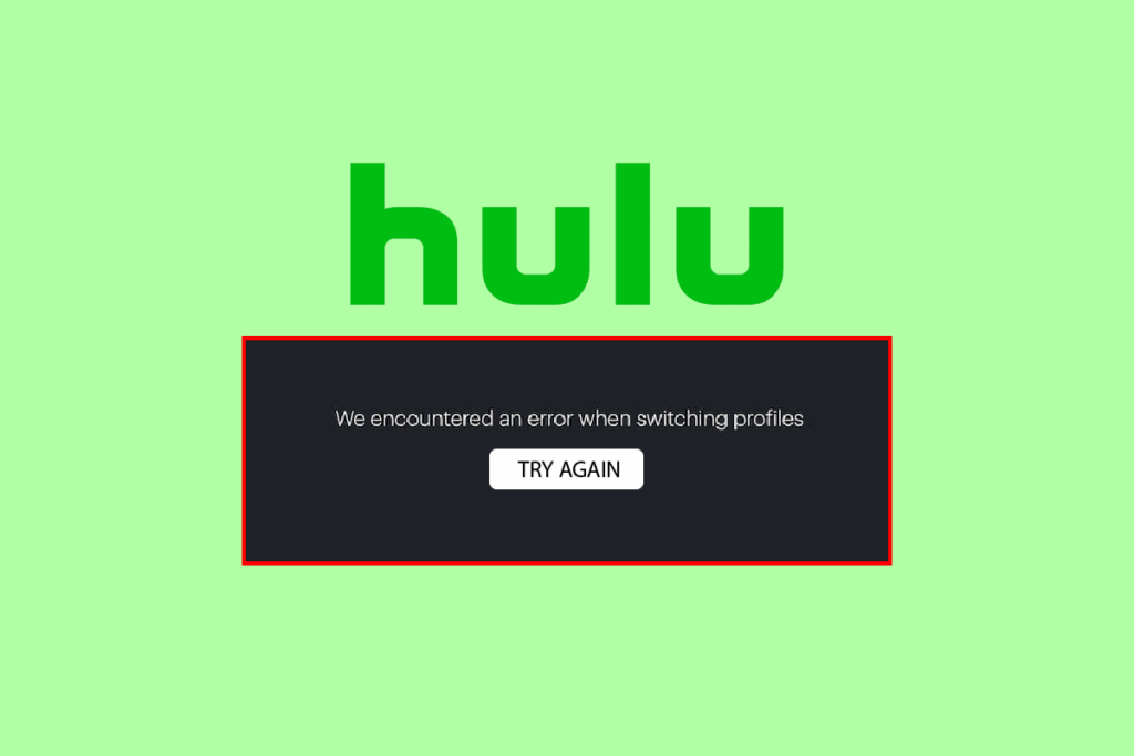 Fix Hulu Switch Profile Error in Windows 10