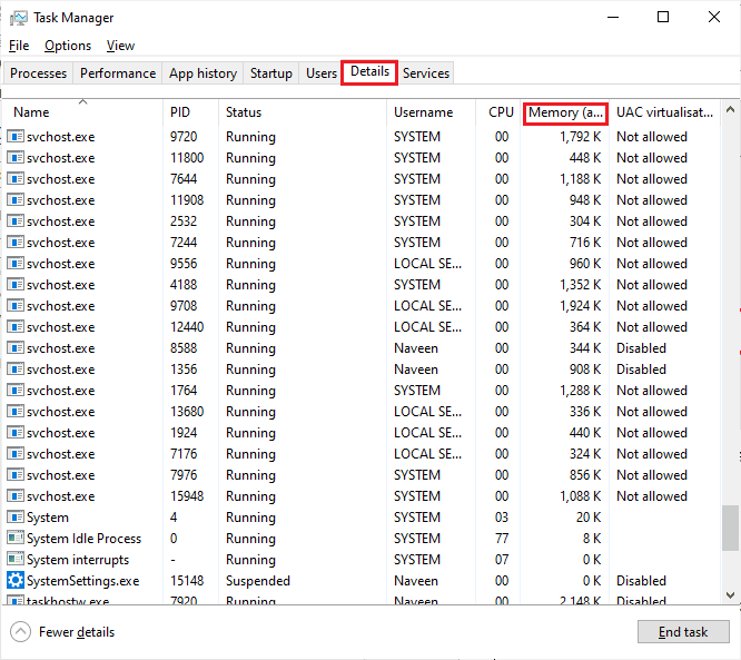 switch to the Details tab and monitor the app usage details. Fix TslGame.exe Application Error in Windows 10