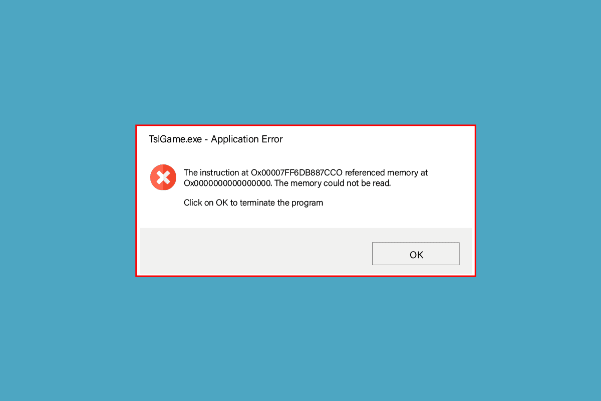 Perbaiki Kesalahan Aplikasi TslGame.exe di Windows 10