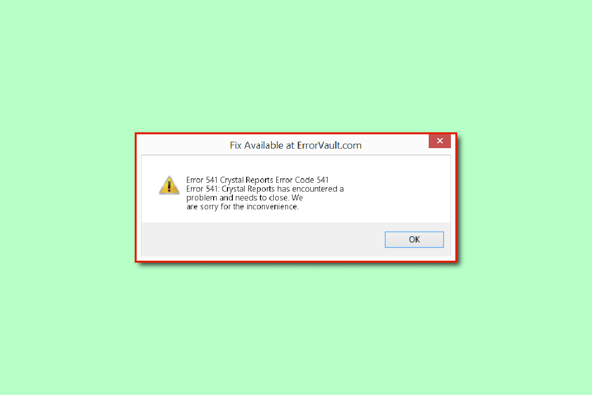 Fix Error Code 541 in Windows 10