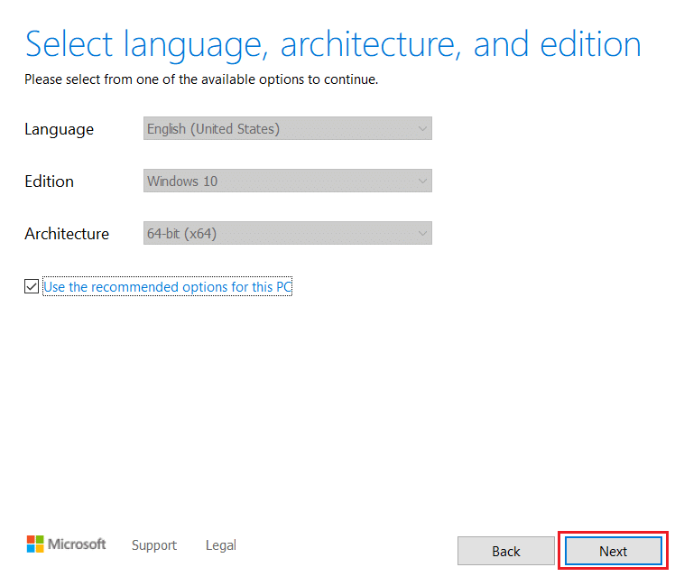 click on Next in Windows 10 installation mediacreationtool. Fix Error Code 0x80070456 0xa0019 in Windows 10