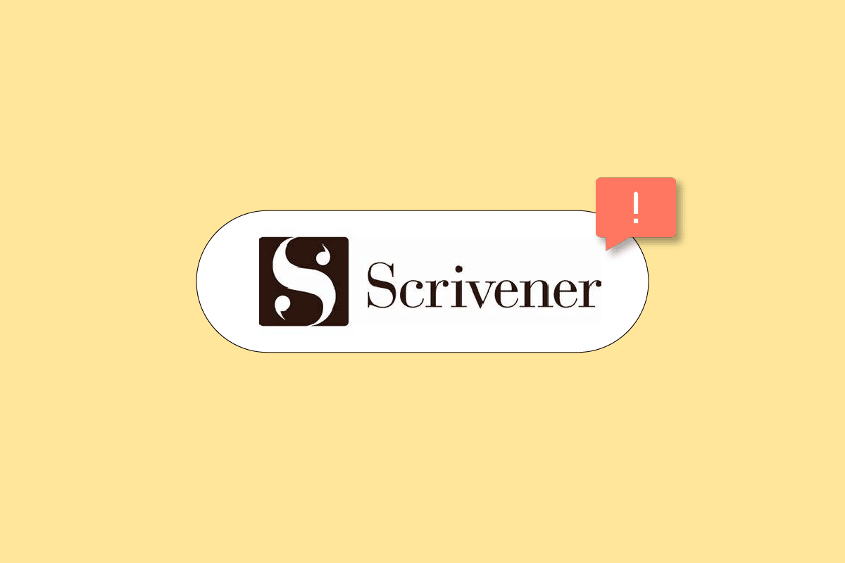 Fix Scrivener Not Responding on Windows 10