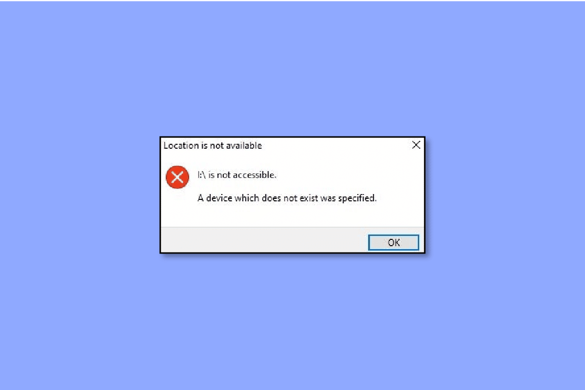 Napraw błąd dotyczący urządzenia, które nie istnieje, w systemie Windows 10