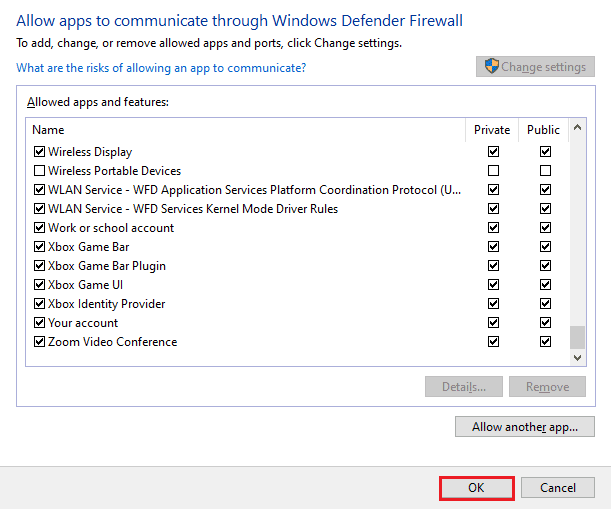 Windows 10 फायरवॉलमध्ये ॲप्सना अनुमती द्या