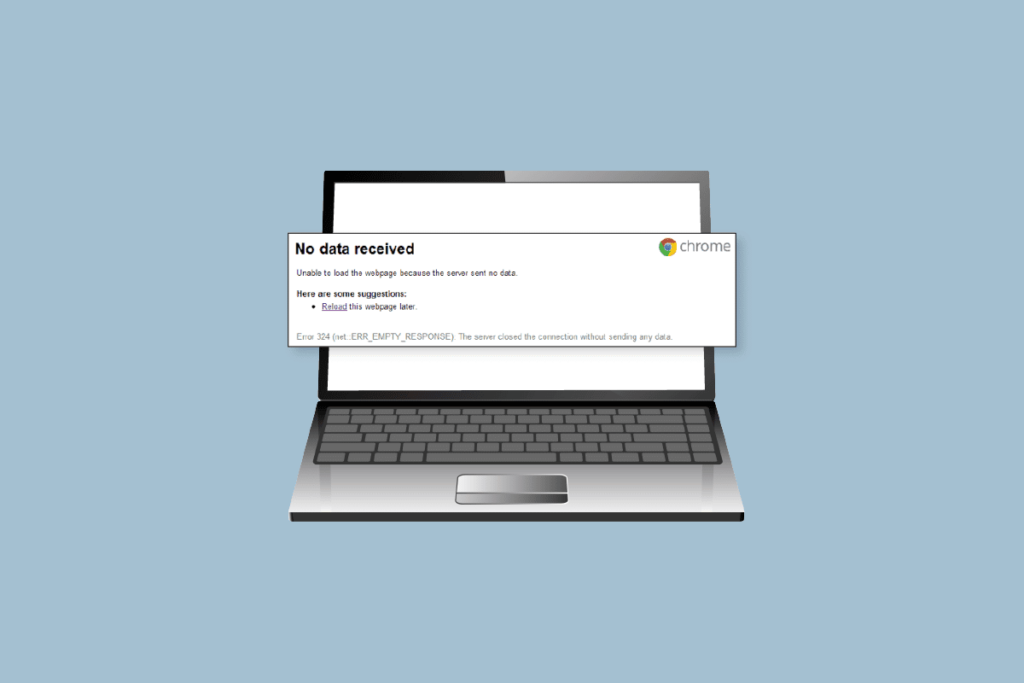 Fix Google Chrome Server Sent No Data Error