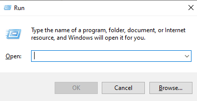 Open the Run dialog box. Fix Microsoft Teams Black Screen Issue