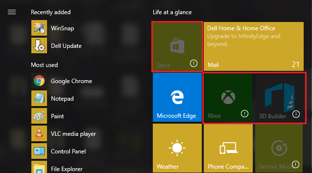 Fix Apps are greyed out in Windows 10