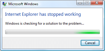 Fix Internet Explorer 11 Not Responding