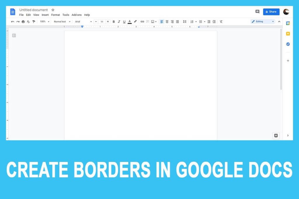 Create Borders In Google Docs