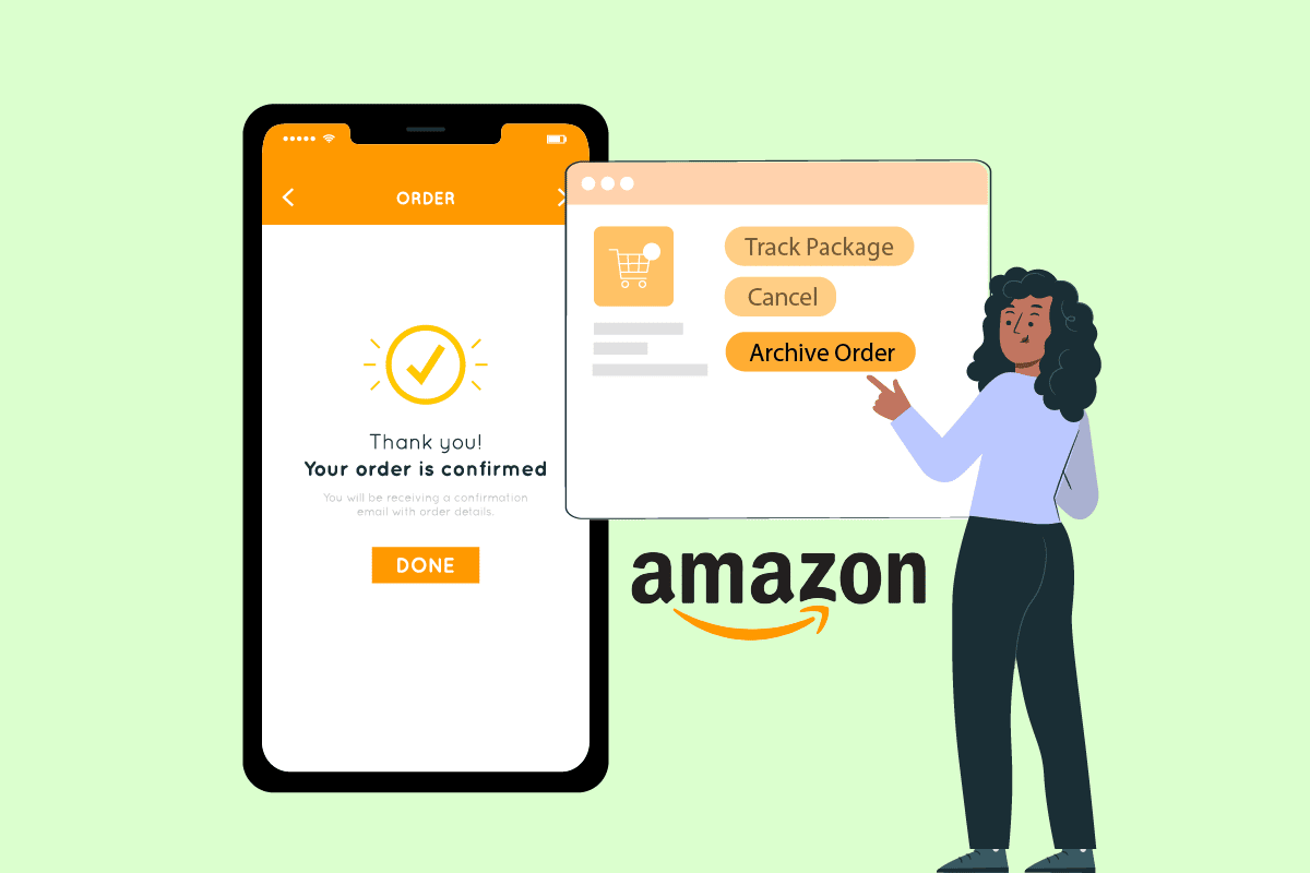 Hvordan skjuler jeg Amazon-bestillinger