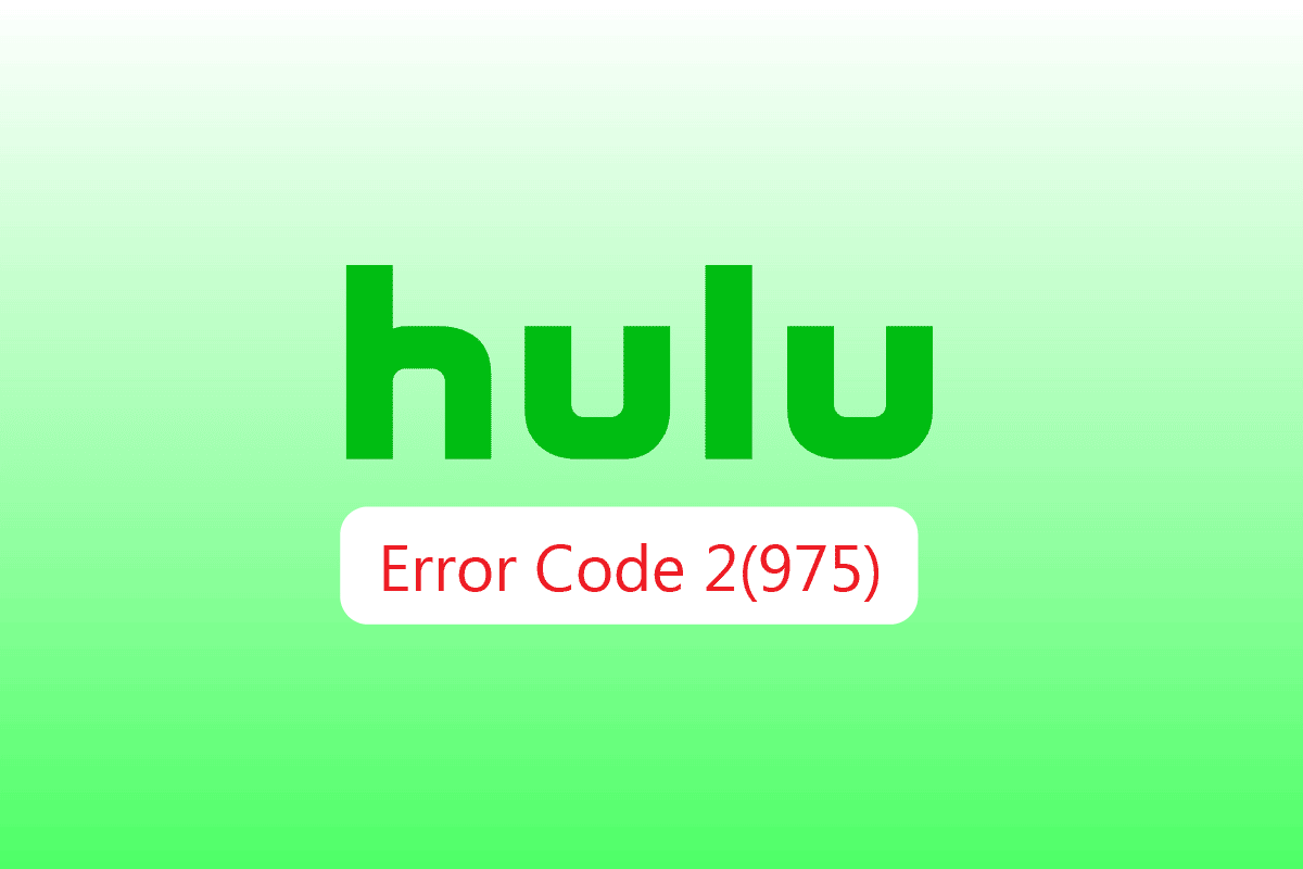 Fiks Hulu Error Code 2 975