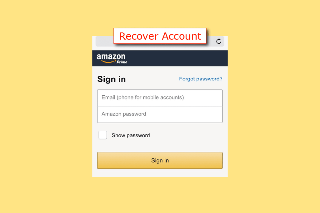 How Can You Recover Your Amazon Account