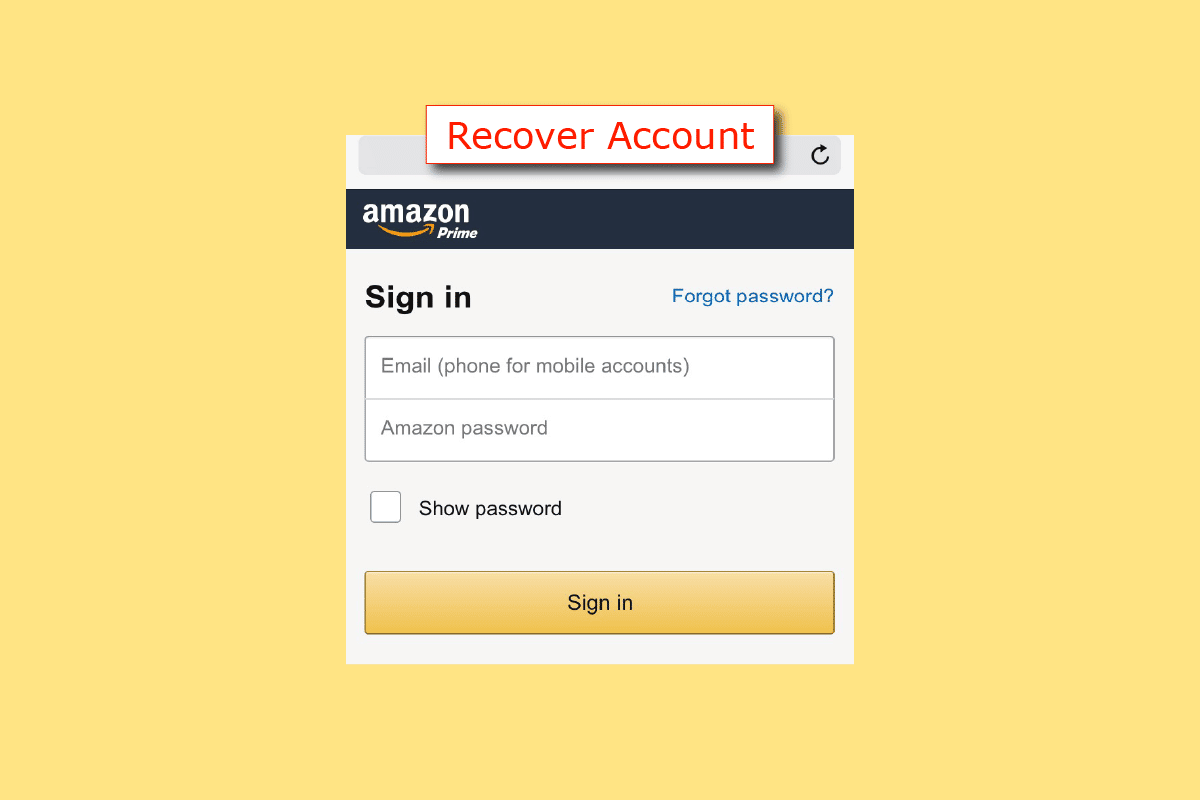 How Can You Recover Your Amazon Account