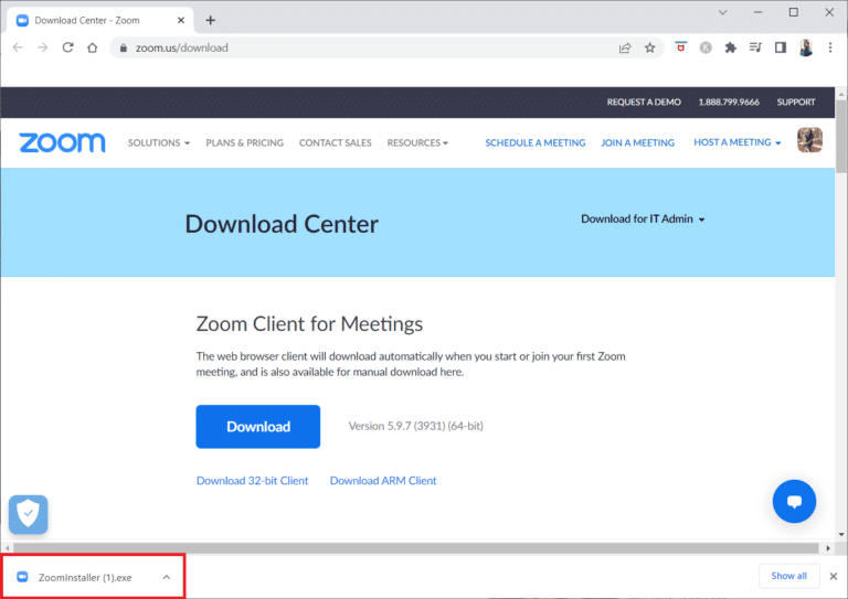 Launch the ZoomInstaller file. Fix Zoom Error Code 2008 in Windows 10