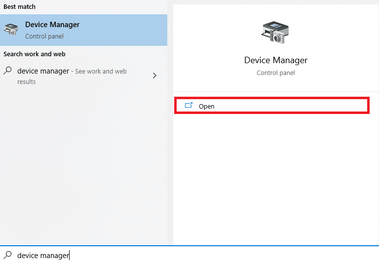 open Device manager. Fix Skype Camera Not Working on Windows 10