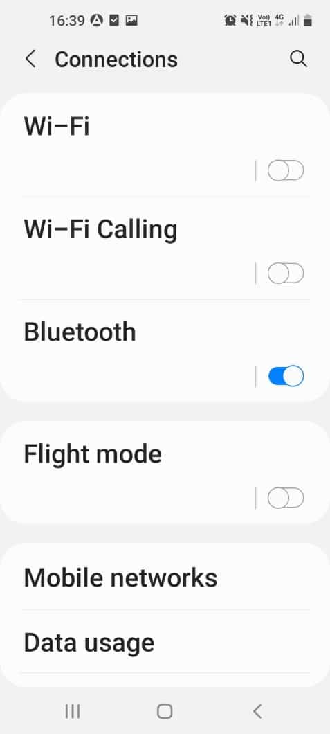 Bluetooth option. How to Mirror Android Phone to TV Without Wi-Fi