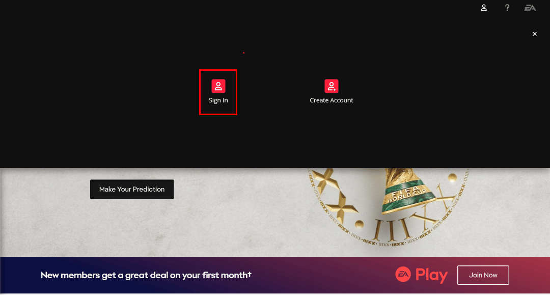 Click on Sign In. | How Do I Unlink EA Account from PS4