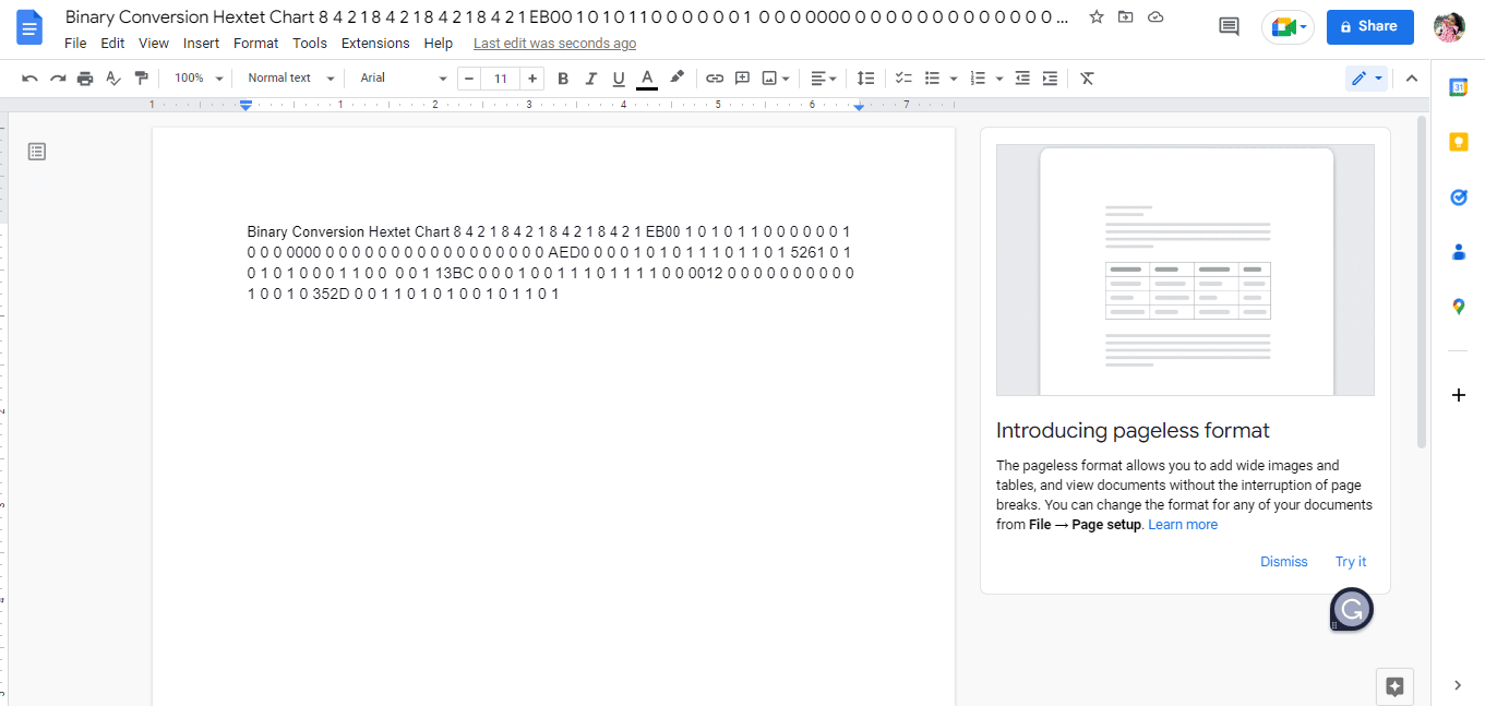 The data in the file will appear as text