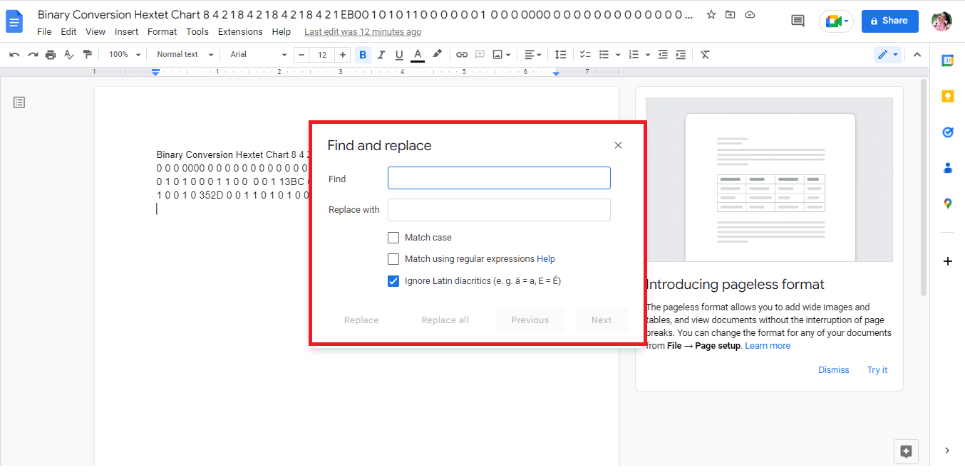 Press CTRL+H as we need to separate the data by placing the comma in each space between the digits
