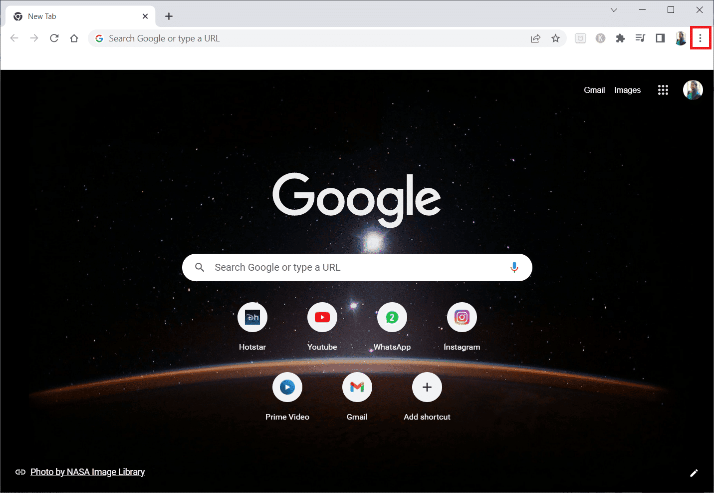 Open Google Chrome and click on the three vertical dots. Fix YouTube TV Buffering Issue on Windows 
