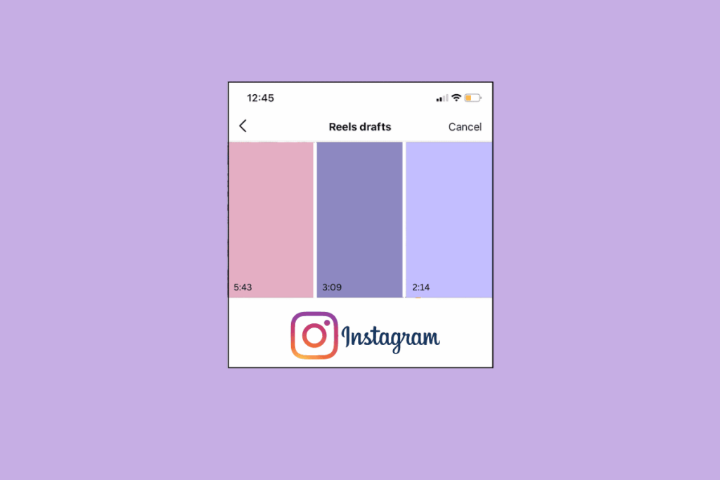 How to Find Reel Drafts on Instagram