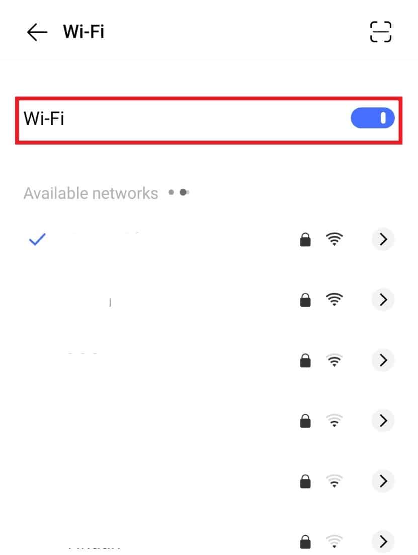 Toggle off Wi-Fi | YouTube error 400 on Android