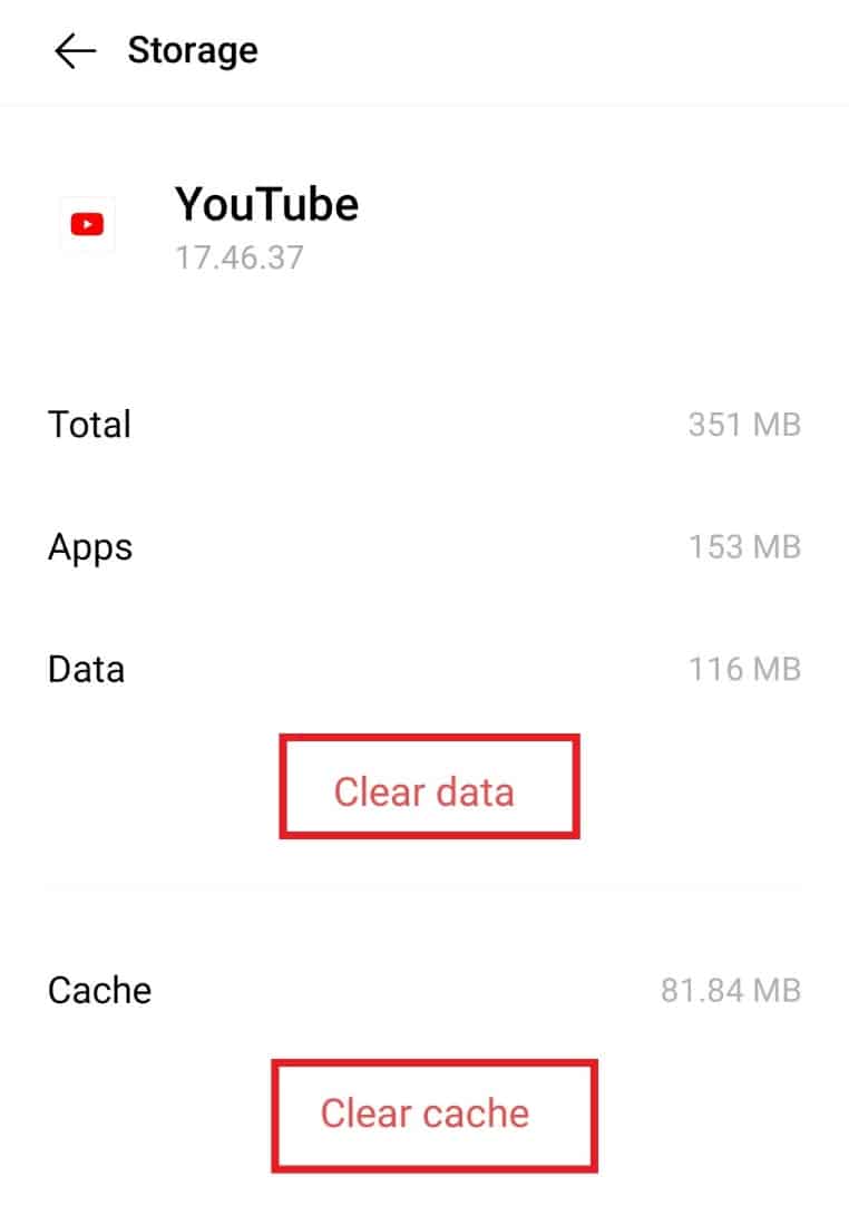 Tap on Clear data and Clear cache