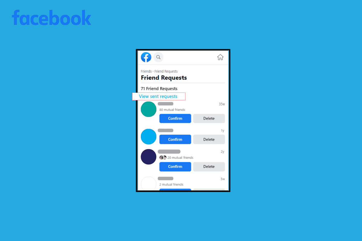 How to See Sent Friend Requests on Facebook