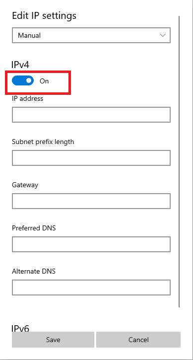 Change DNS Servers