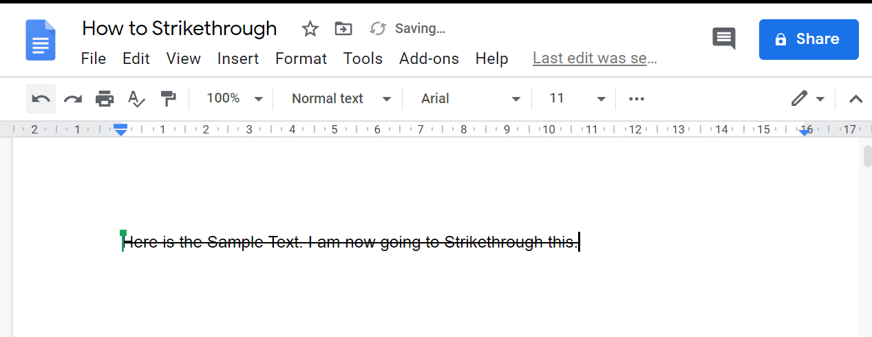 Text will look like | How to Get Strikethrough Font on Android