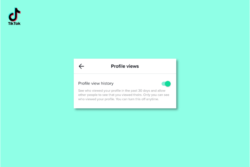 How to Turn On and Off Profile View History on TikTok