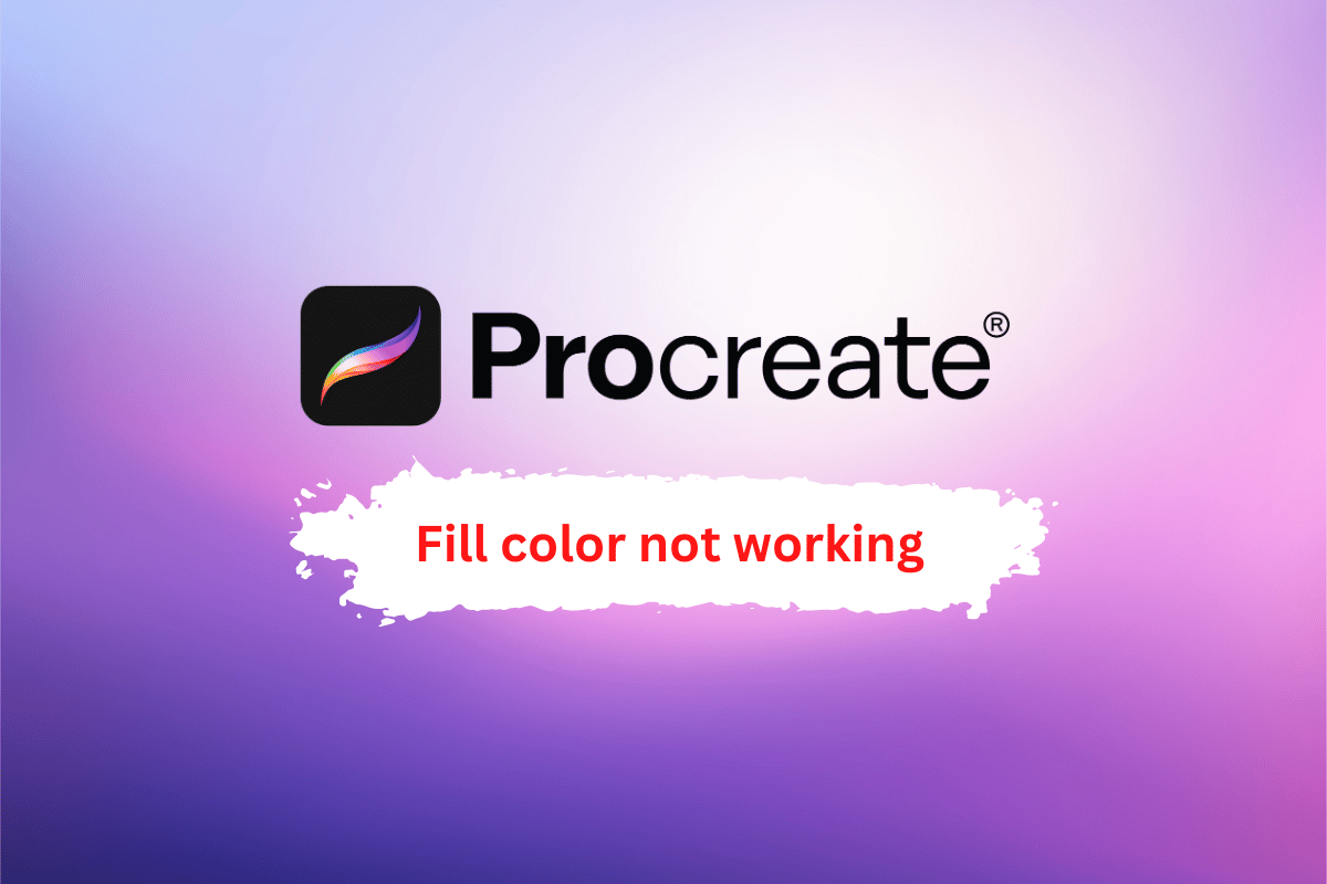 Nem működő Procreate kitöltő szín javítása