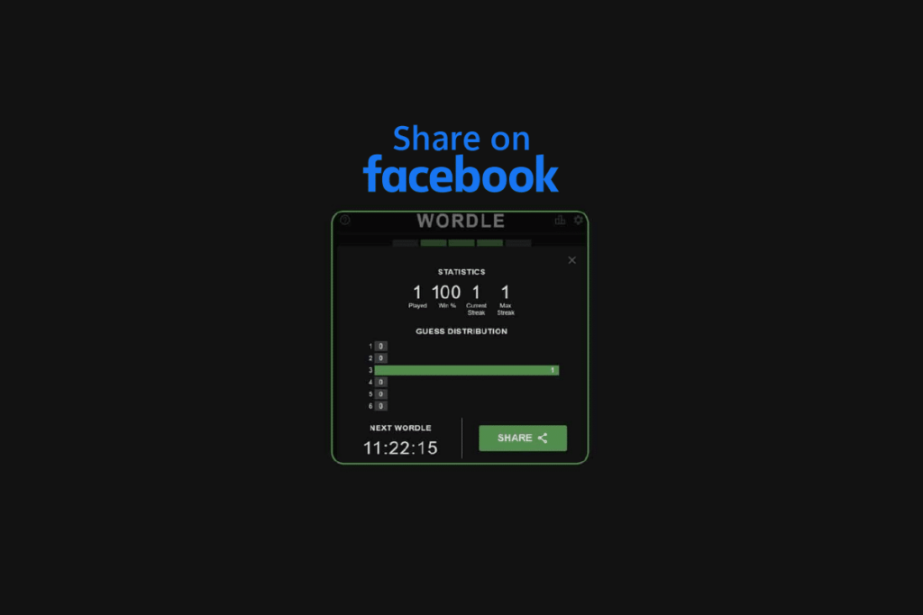 How to Post Wordle Results on Facebook