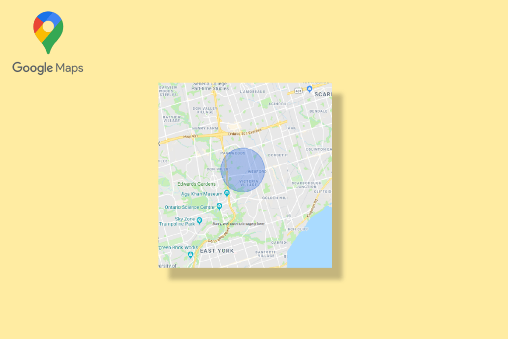 How to Draw Radius on Google Maps App