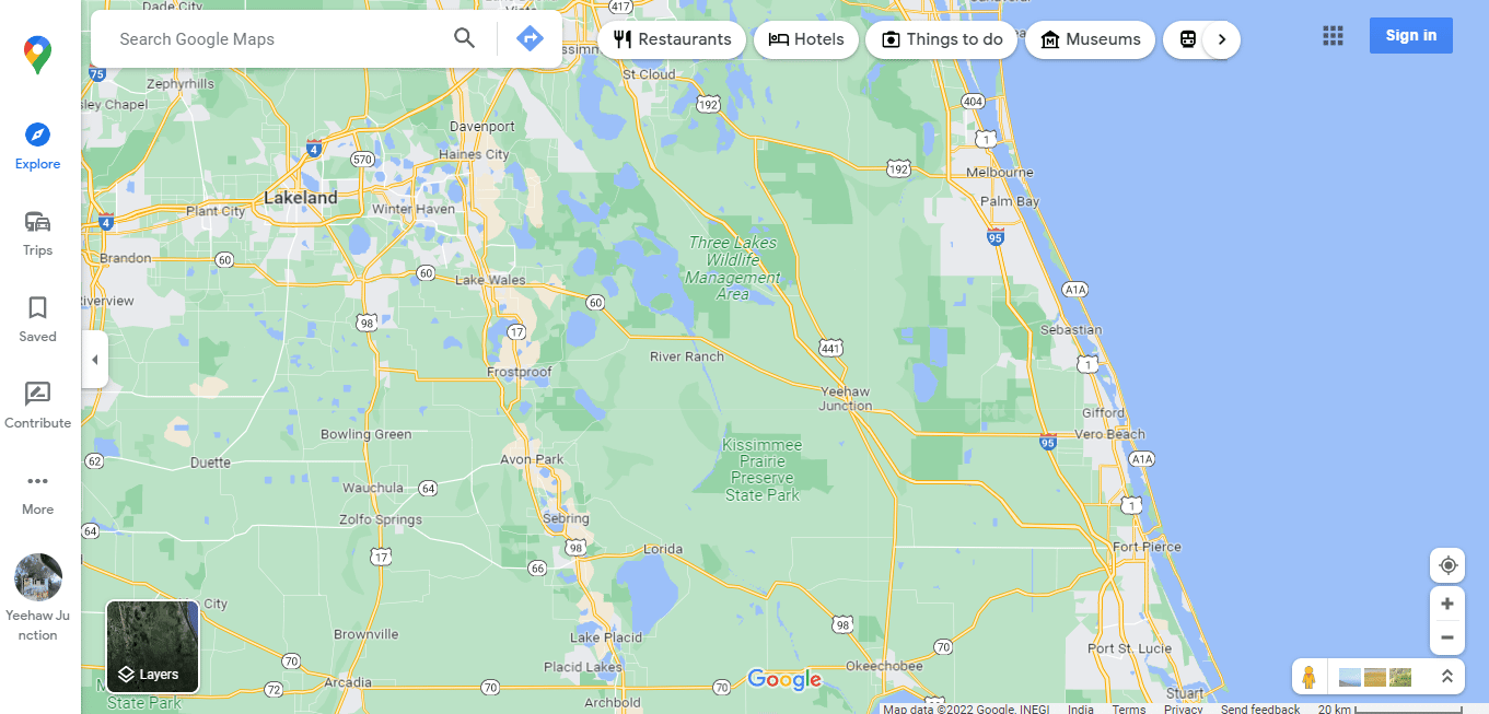 Перейти к Картам Google