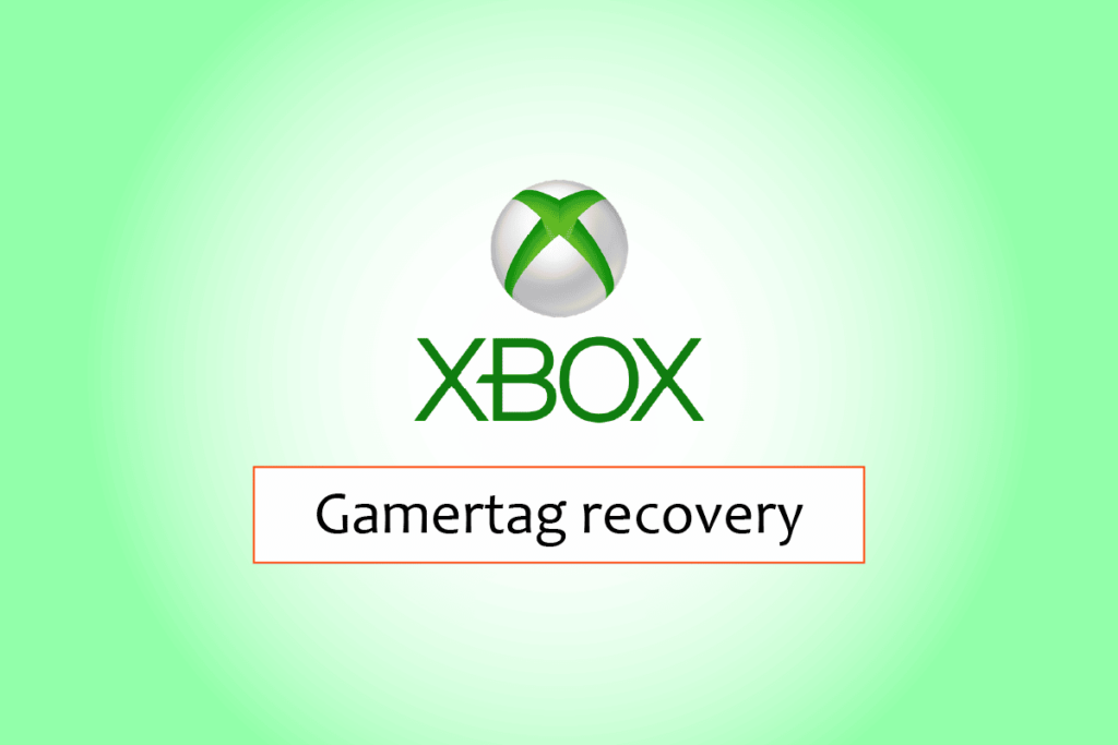 Xbox Gamertag recovery