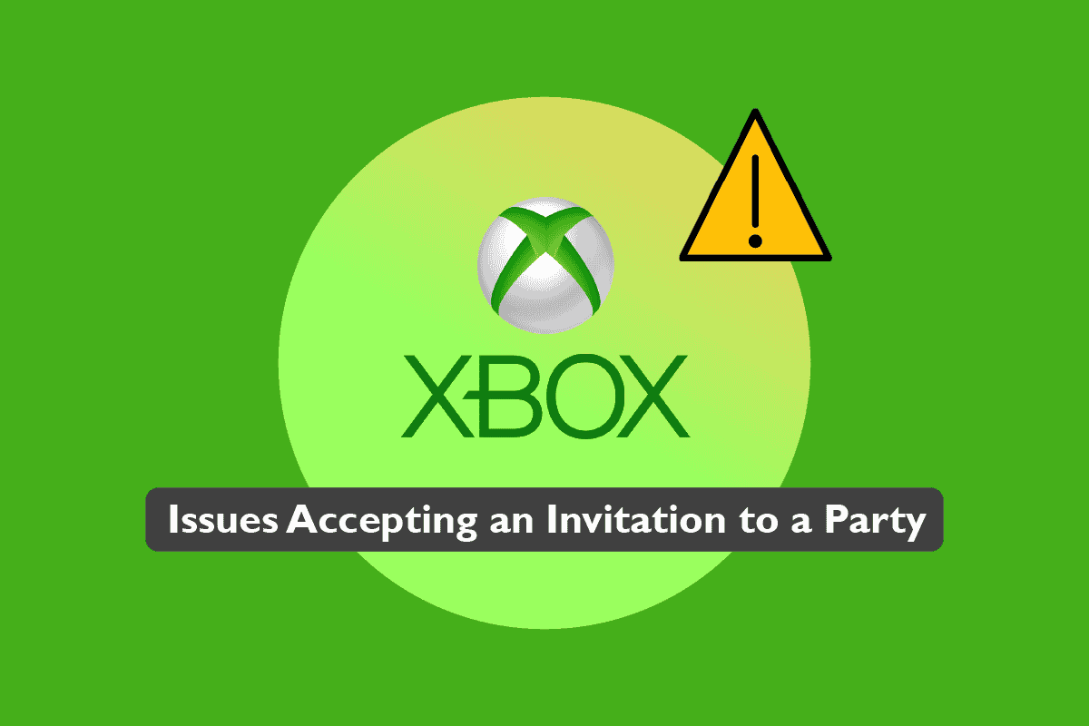 Xbox 파티 초대 수락 문제 해결