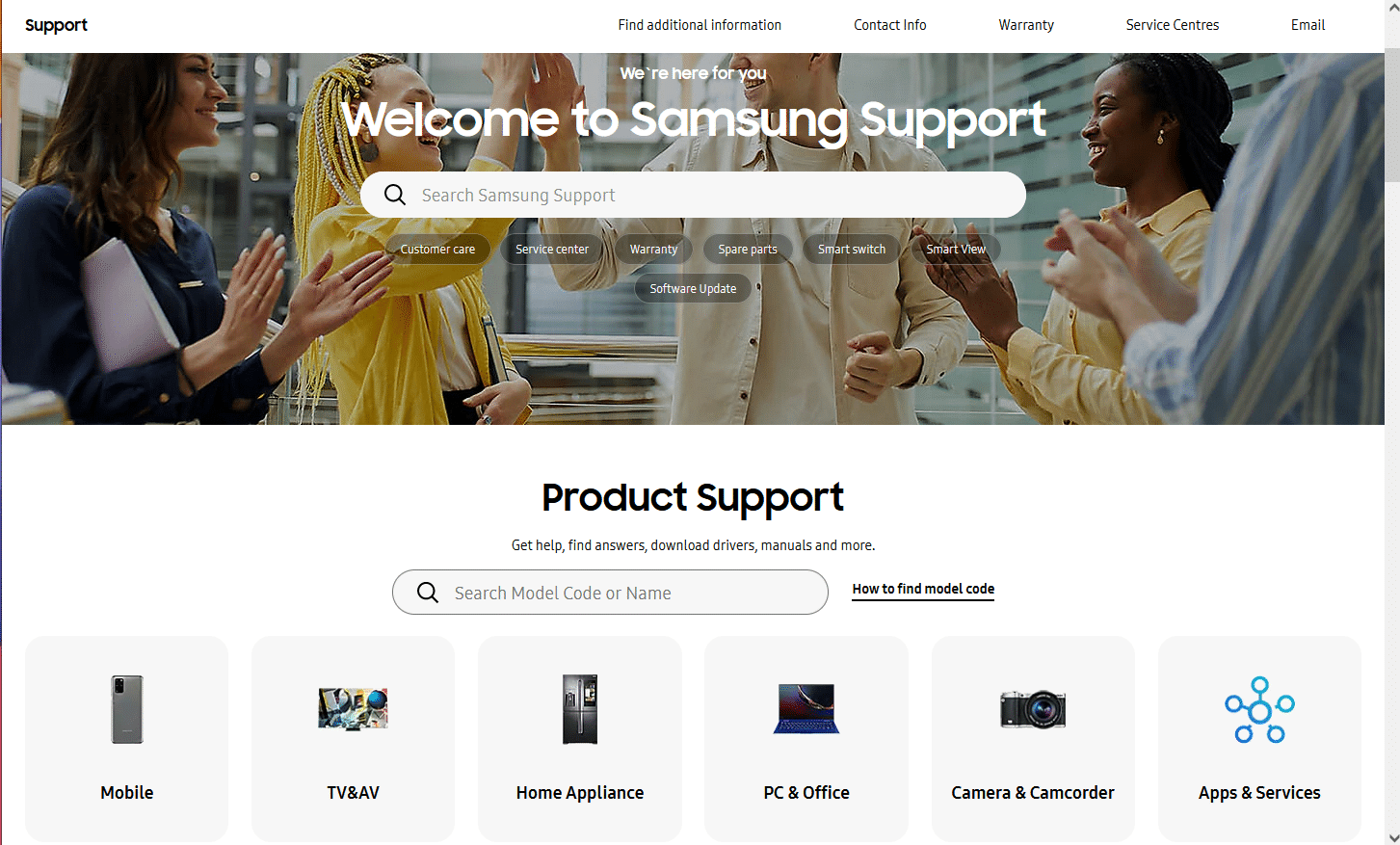 Samsung support page. How to Download Apps on Samsung Smart TV