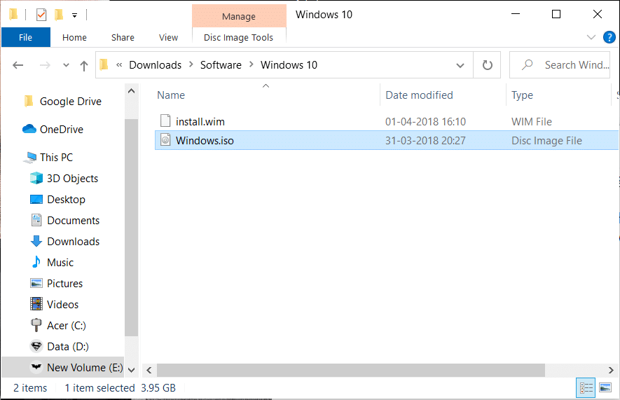3 načina za montiranje ili demontažu ISO datoteke na Windows 10