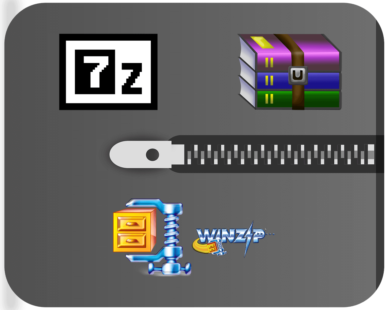 7-Zip vs WinZip vs WinRAR (Best File Compression Tool)