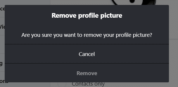 A confirmation pop-up will appear, click on Remove.