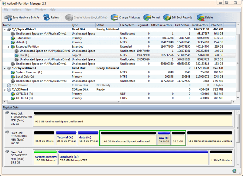 Active @partition Manager