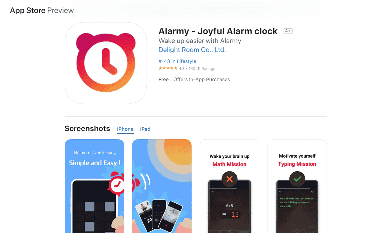 Alarmy on App Store | How to Wake Someone Up Over the Phone | send alarm to someone