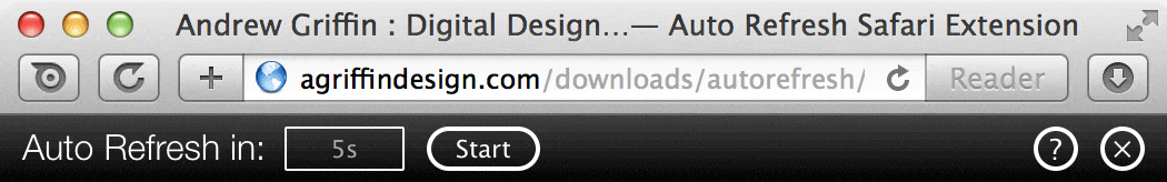 Auto Refresh Safari