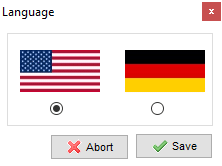 By default English is selected and click on the Save button