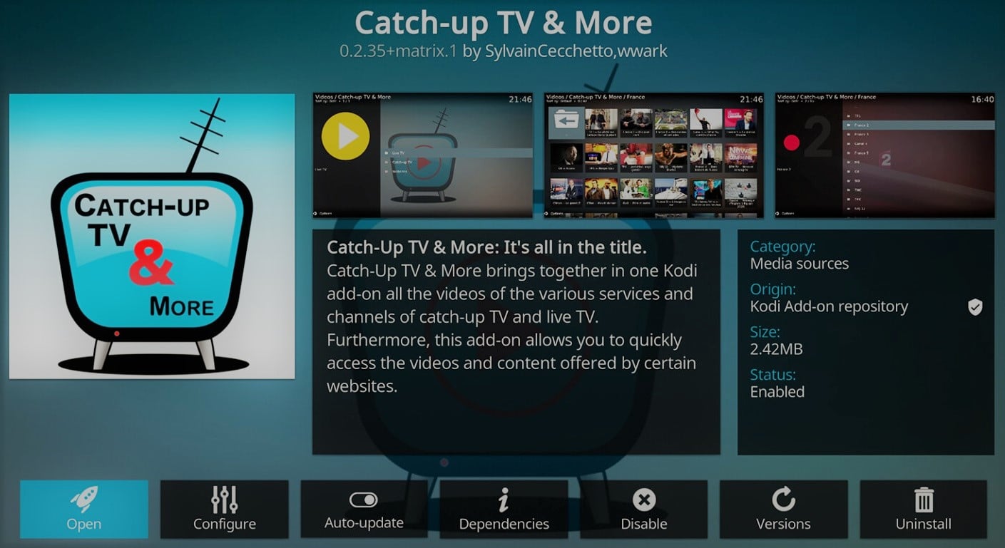 Catch Up TV and More kodi addon. 12 Best UK TV Kodi Channels