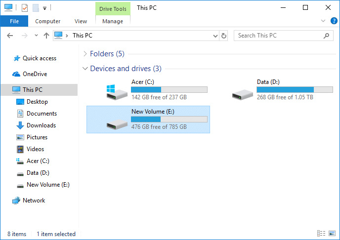 Change Drive Icon in Windows 10 Using autorun.inf File