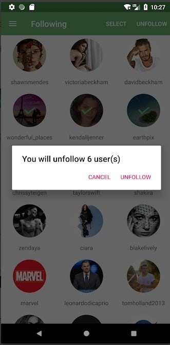 Cleaner for Instagram.