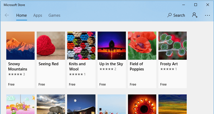 Click on Get more themes in Microsoft Store & you get a variety of themes selection from Microsoft Store